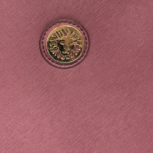 Anne Klein Burgundy Maroon Shoulder Purse Tote Bag Like New - Picture 3 of 7